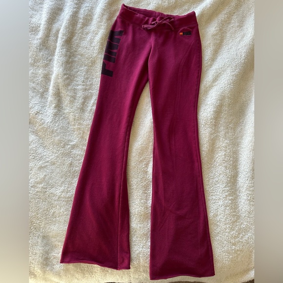 PINK Pants - PINK- cotton flare sweatpants size XS